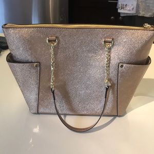 Rose Gold Tote Handbag 🌷